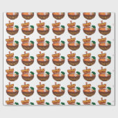 ラーメン麺マスターおもしろいギフト日本のアイディア ラッピングペーパー (フラット)