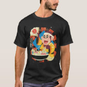 ラーメン麺モンキー Tシャツ (正面)