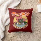 ラーメン麺モンスターラーメン時間！クッション クッション (ブランケット)
