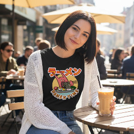 ラーメン麺モンスターラーメン時間！T-シャツ Tシャツ