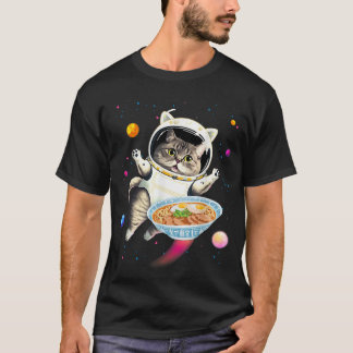 ラーメン麺宇宙の宇宙飛行士銀河系C Tシャツ