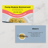 ラーメン麺研究食材アジア料理 名刺 (正面/裏面)
