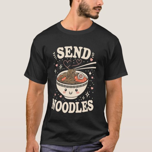 ラーメン・センド・ヌードル Tシャツ (正面)