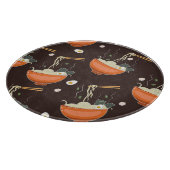 ラーメン：ヴィンテージグラフィック カッティングボード (角)