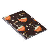 ラーメン：ヴィンテージグラフィック ノートブック (右側)