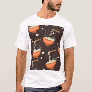 ラーメン:ヴィンテージグラフィック Tシャツ