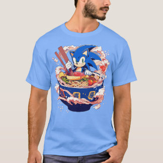 ラーメンTシャツのソニック Tシャツ