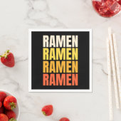 ラーメ文字デザインン スタンダードカクテルナプキン (インサイチュ)