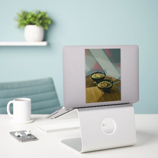 ラーメ日本のンギフト シール (デスク上のノートパソコン)