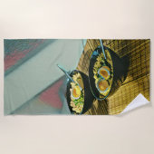 ラーメ日本のンギフト ビーチタオル (正面)