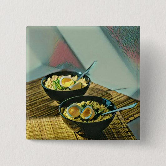 ラーメ日本のンギフト 缶バッジ (正面)