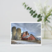 ラール納屋はがき ポストカード (スタンド正面)