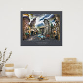 ラーロ・プエブロ |灰色の枠のポスター ポスター (キッチン)