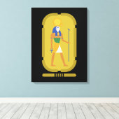 ラー 太陽の神 キャンバスプリント (インサイチュ (ウッドフロア))