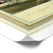 ラ中国のクセンブルク公園ヴィー ポスター (角)