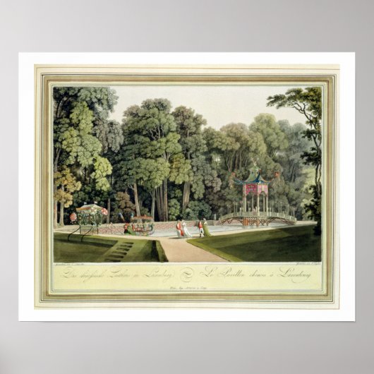 ラ中国のクセンブルク公園ヴィー ポスター (正面)