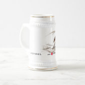 ラ中国のットの年|カスタム年と名前 ビールジョッキ (正面左)