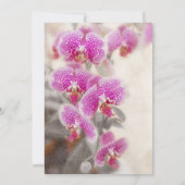 ラ中国のット·ピンク·オーキッド 招待状 (裏面)