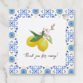 ラ地中海のドルチェヴィタレモンをテーマにした結婚もの フェイバータグ (裏面)