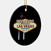 ラ婚約したスベガスオーナメント セラミックオーナメント (右)