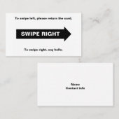 ラ実在イフスワイプ(右カード) 名刺 (正面/裏面)