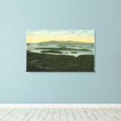 ラ専攻のトルズナケ島の空中眺望 キャンバスプリント (インサイチュ (ウッドフロア))