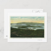 ラ専攻のトルズナケ島の空中眺望 ポストカード (正面/裏面)