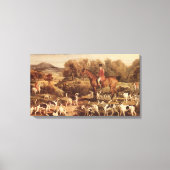 『ラ尔夫・ラムブトンとその猟犬』(ラルフ・ラムブトンとその猟犬、1820年頃)by ジェームズ・ウォ キャンバスプリント (正面)