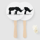 ラ救イノ ハンドファン (正面&裏面)