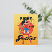 ラ疑問に思ッソの女性-正義のための戦い ポストカード (スタンド正面)