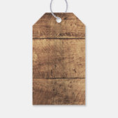 ラ素朴イツ結婚の感謝メッセージカード ギフトタグ (裏面)