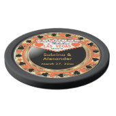 ラ結婚したスベガス – ありがとう |オレンジ ポーカーチップ (トップ)