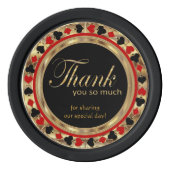 ラ結婚したスベガス – ありがとう ポーカーチップ (裏面)