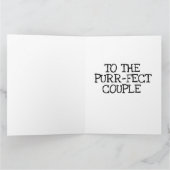 ラ結婚イオンの記念カップルの大きなカード カード (内部)