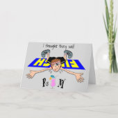 「ラ考えムだ」と言った。 カード (正面)