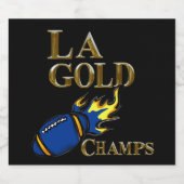 ラ金ゴールドシャン スパークリングワインラベル (シングルラベル)