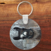 ラ霜の降りたマ キーホルダー (正面)