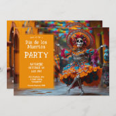 💀ラ鮮やかカラベラダンサー 招待状 (正面/裏面)