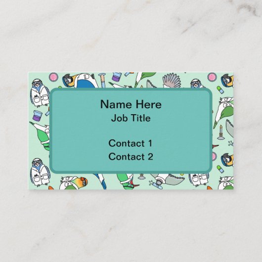 ラ鳥 - 鳥類学 名刺 (裏面)