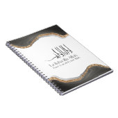 ラ・イラハ・イラ・アラ・シャハダ・アラモダンビア・カリグラ ノートブック (右側)