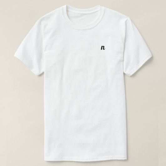 ラ・カサ - エレガントなカリグラフィーアート Tシャツ (デザイン正面)