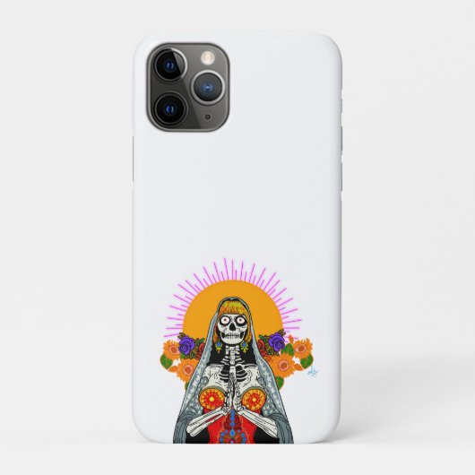 ラ・カトリーナモダンインカラフルアスタイル Case-Mate iPhoneケース (裏)