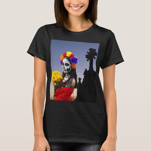 ラ・カトリーナ Tシャツ (正面)