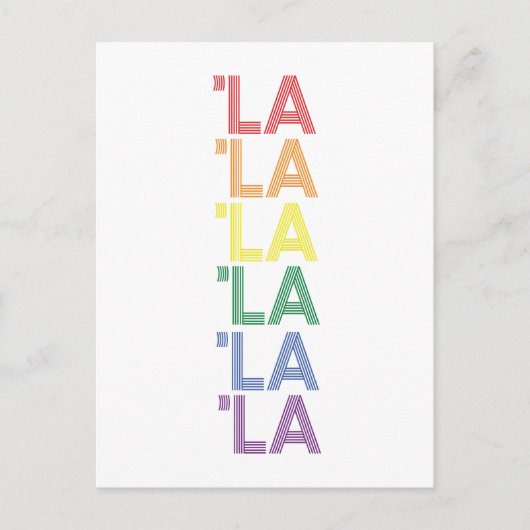 ラ・カマラ・ハリスLGBTQアメリカ選挙 ポストカード (正面)