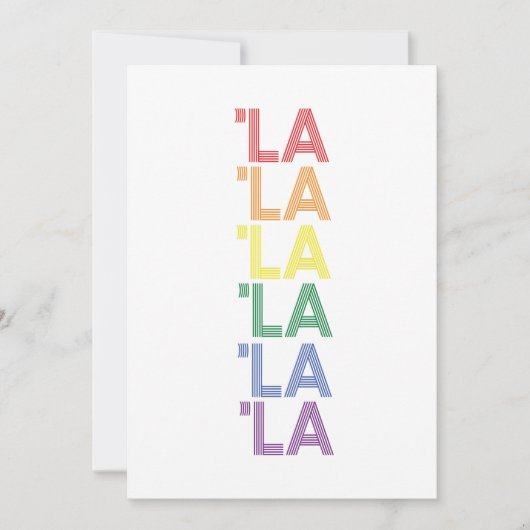 ラ・カマラ・ハリスLGBTQアメリカ選挙 招待状 (正面)