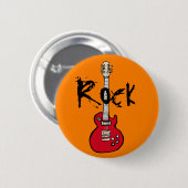 ラ・ギタラ・デ・カリカトゥラ・ロックピン 缶バッジ (正面&裏面)