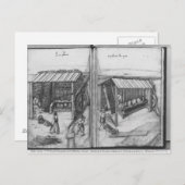 ラ・クロワ・オ・ミーヌの銀山, ロレーヌ地方 ポストカード (正面/裏面)