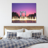 ラ・グランデ・アルケー、ラ・ディフェンス、パリ、フランス キャンバスプリント (インサイチュ (寝室))