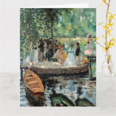 ラ・グルヌイエール(カンヴァス上の油彩、約81.5×100.5cm、1870年、 オルセー美術館蔵) カード (黄色い花)