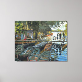 ラ・グレヌイエール1869のバザース、クロード・モネ キャンバスプリント